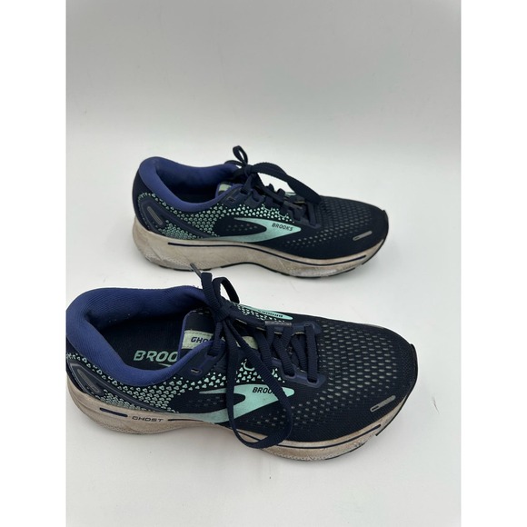Brooks Women's Ghost 14 Neutral Running Shoe Blue and Teal Women’s 7 - Picture 2 of 7